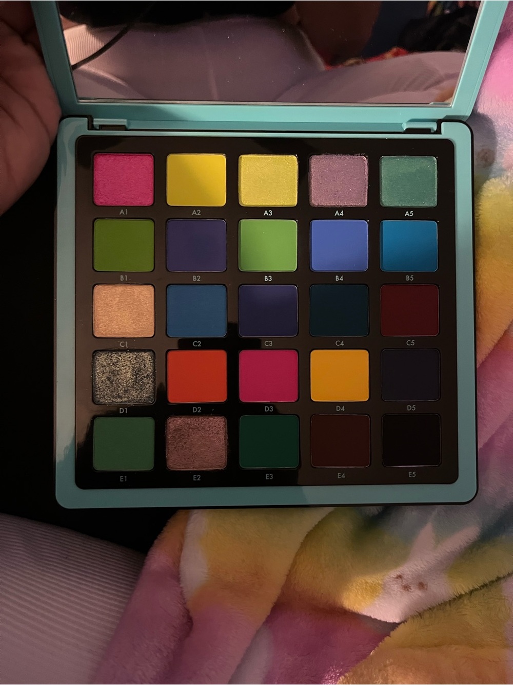 Anastasia Beverly Hills Teal and Gold Norvina Collection eyeshadow palette